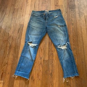 Madewell slim boy jeans